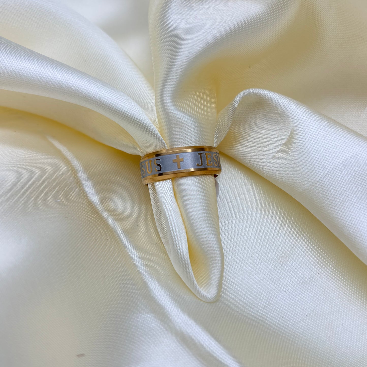 ANILLO DORADO Y PLATEADO