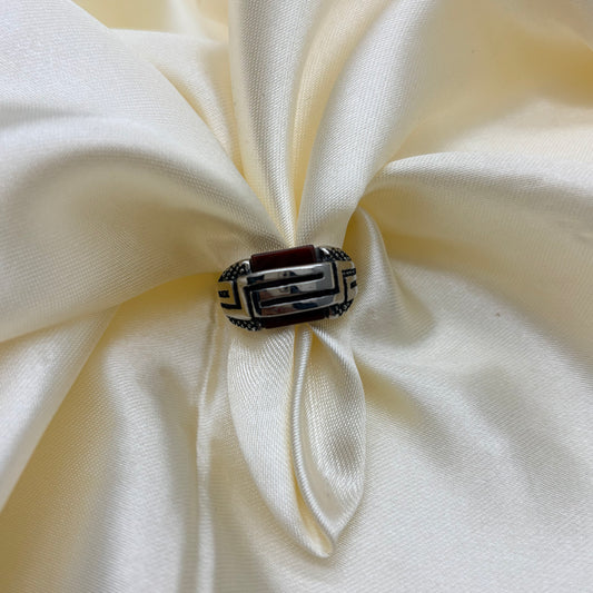 ANILLO HOMBRE PLATEADO