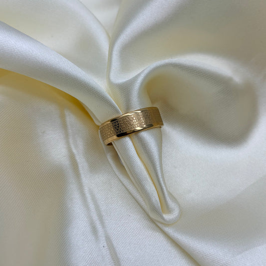 ANILLO DORADO PADRENUESTRO
