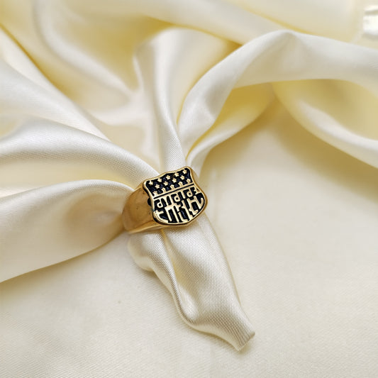 ANILLO HOMBRE DORADO