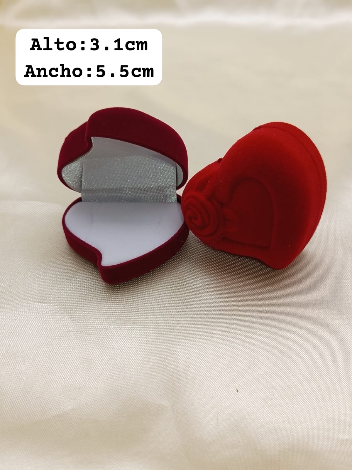 CAJA ANILLO CORAZON