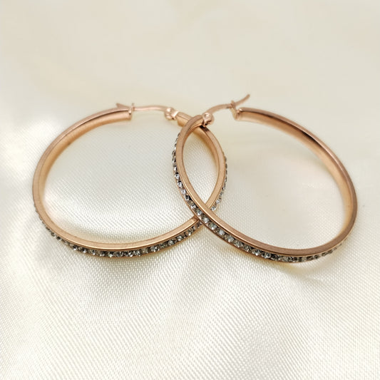 ARETE ARGOLLA ORO ROSA