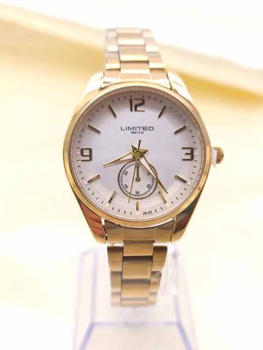 RELOJ LIMITED DORADO