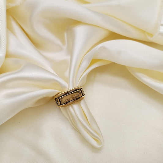 ANILLO HOMBRE DORADO