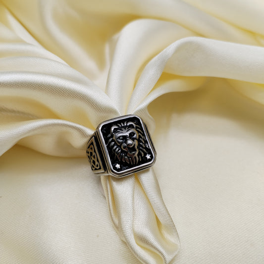 ANILLO HOMBRE PLATEADO