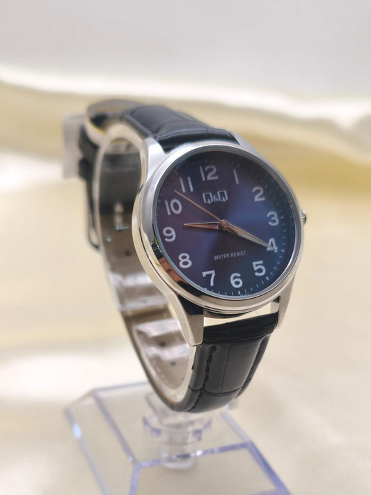 RELOJ QYQ CUERO