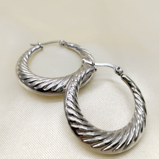 ARETE ARGOLLA PLATEADA