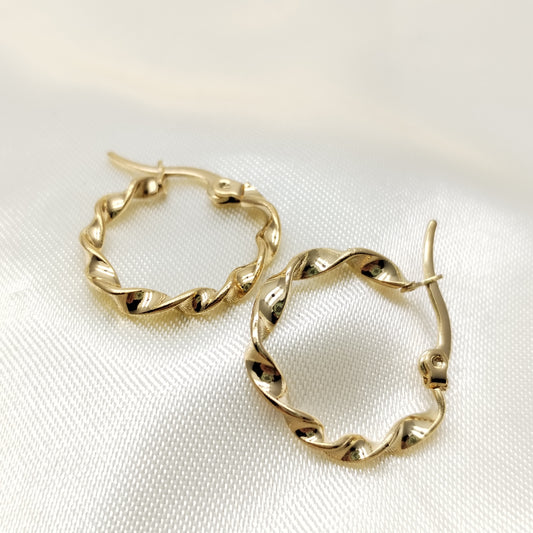 ARGOLLA DORADA TRENZADO