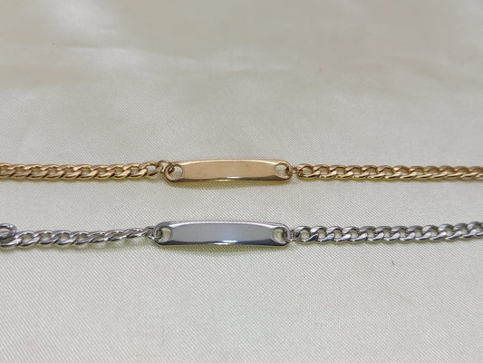 PULSERA PLACA