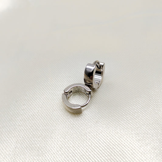 ARETE HOGGIES PLATEADO