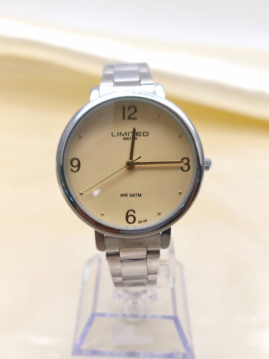 RELOJ LIMITED PLATEADO
