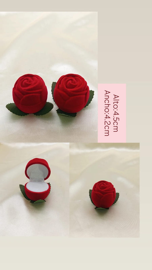 CAJA ANILLO ROSA
